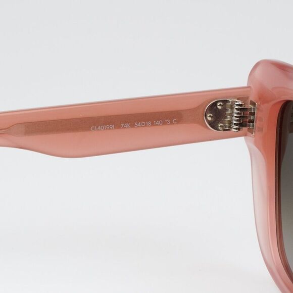 NEW Celine CL40199I 74K Milky Peach Gradient Brown Butterfly Women Sunglasses - Picture 8 of 9